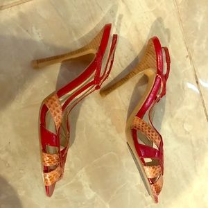 Bakers size 7 red heels